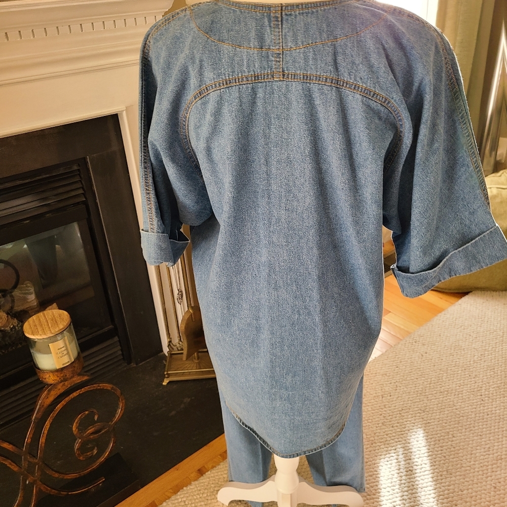2 Piece Embellished Jean Set - Picture 4 of 14